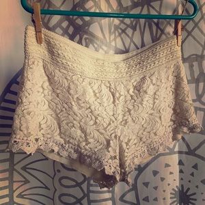 LG lace shorts - ambiance apparel, a little worn